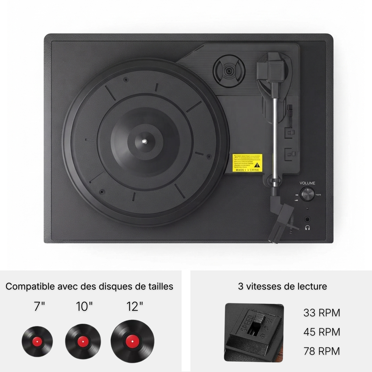 Platine Vinyle Bora